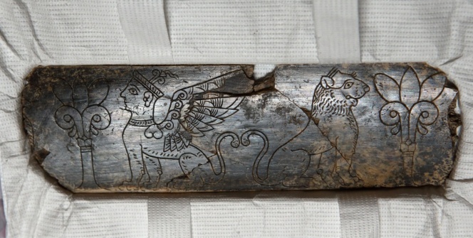 Çorumdaki Hattuşa arkeoloji kazılarında 2.800 yıllık fil dişine kazılı figürler bulundu