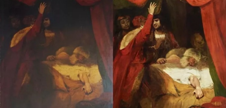 Ressam Joshua Reynolds'un 230 yıllık tablosundaki 'şeytan' restorasyonla ortaya çıktı