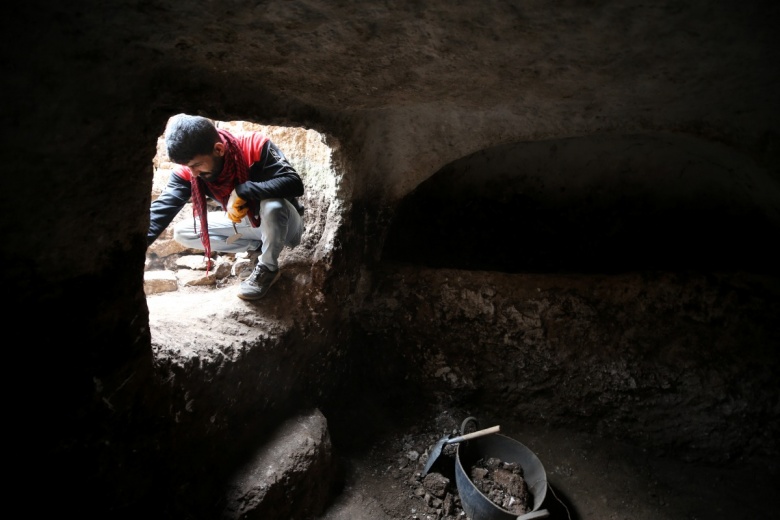 Kızıltepe'deki arkeoloji kazılarında 1500 yıllık Anadolu leoparı kemikleri bulundu