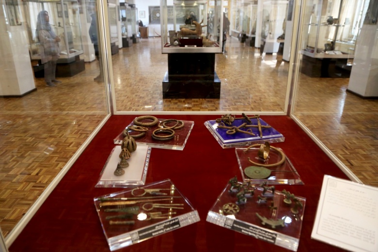 Tebriz'deki Azerbaycan Müzesi İran'ın ikinci büyük arkeoloji müzesi