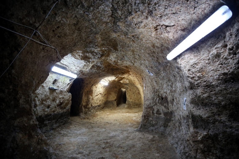 Konya'nın Sarayönü ilçesinde 20 bin kişi barındırabilecek yeni bir yeraltı kenti bulundu