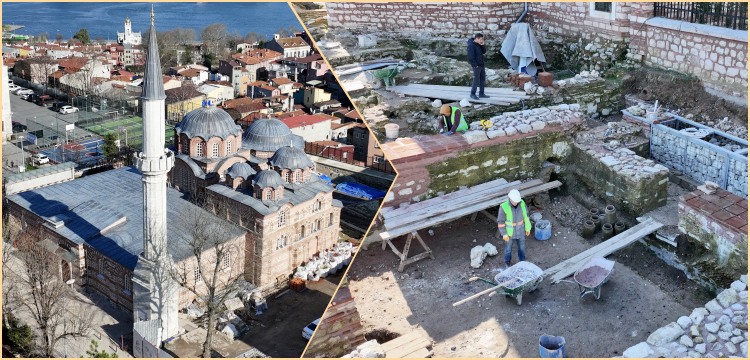 Fethiye Camisi'nin çevresindeki arkeoloji kazı alanı arkeoparka dönüştürülüyor