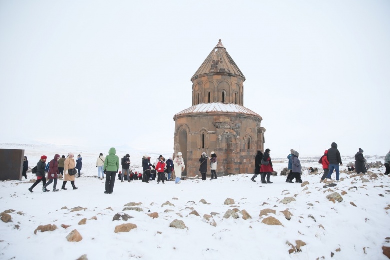 Ani Harabelerinden kış manzaraları