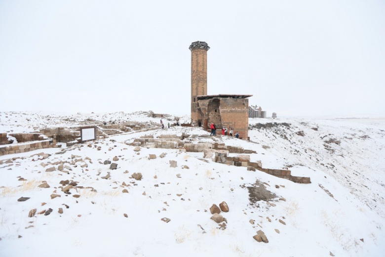 Ani Harabelerinden kış manzaraları