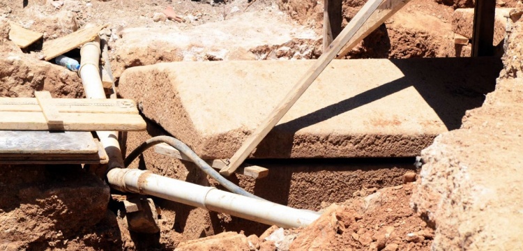 Bodrum'da inşaat kazısı sırasında bir lahit mezar ortaya çıktı