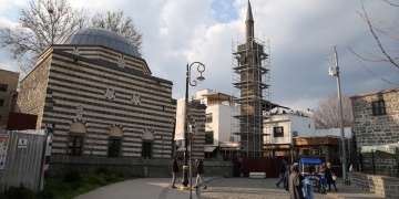 Diyarbakırım Dört Ayaklı Minaresi restore ediliyor