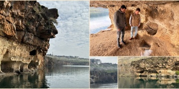 Fırat Nehri kenarındaki mağaraların tarihi ve arkeolojik önemleri araştırılıyor