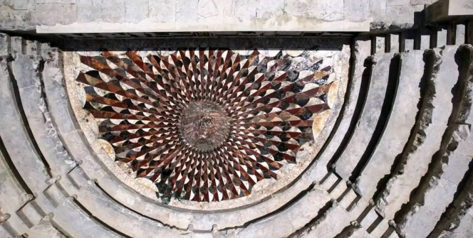 Kibyra Antik Kentinde ziyarete açılan eşsiz Medusa mozaiği
