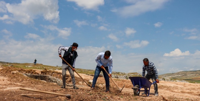 Tharsa Antik Kentinde 2024 arkeoloji kazısı öncesi temizleme çalışmaları yapıldı