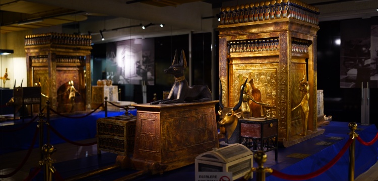 Tutankhamun sergisini Ankara'da bir ayda 10 bin kişi ziyaret etti