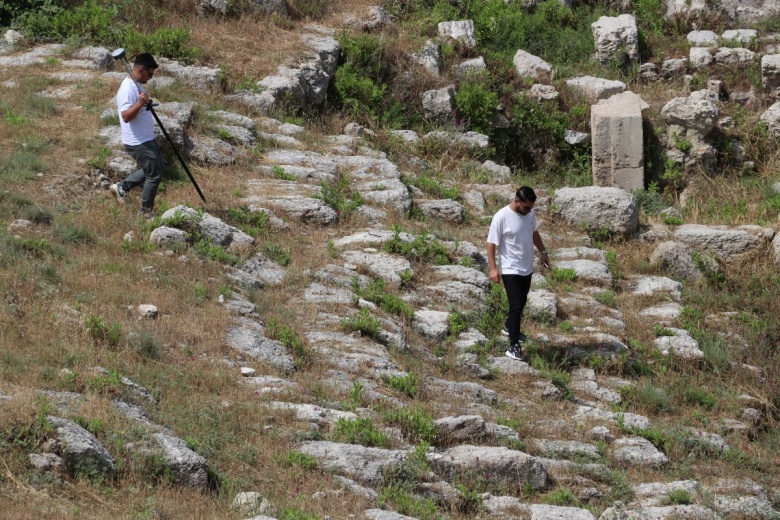 Adana'da restore edilecek Magarsus Antik Tiyatrosunda hazırlıklar sürüyor