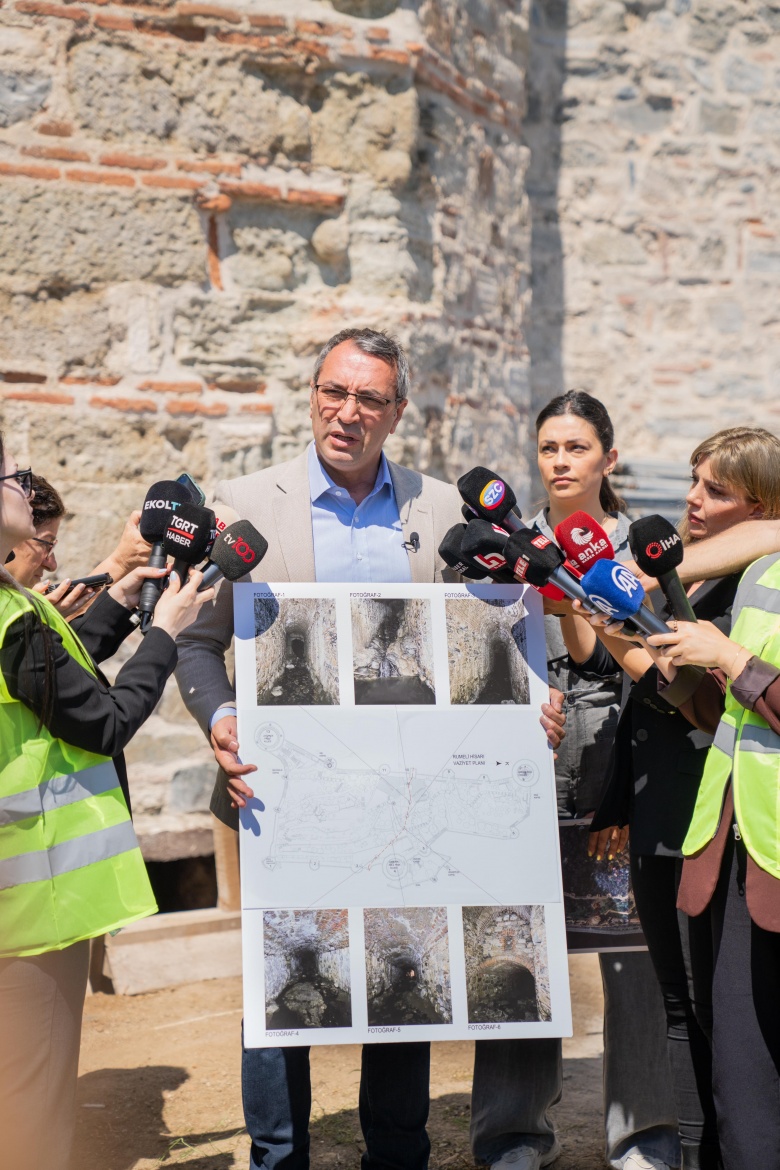 Rumeli Hisarı'nın altında 125 metre uzunluğunda gizli tünel bulundu