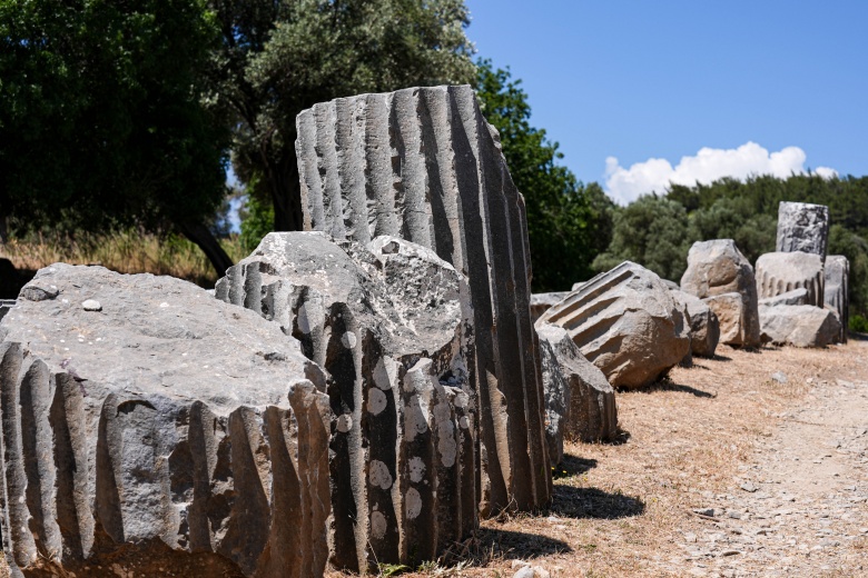 Teos Antik Kenti'nden manzaralar