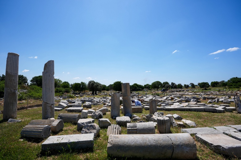 Teos Antik Kenti'nden manzaralar