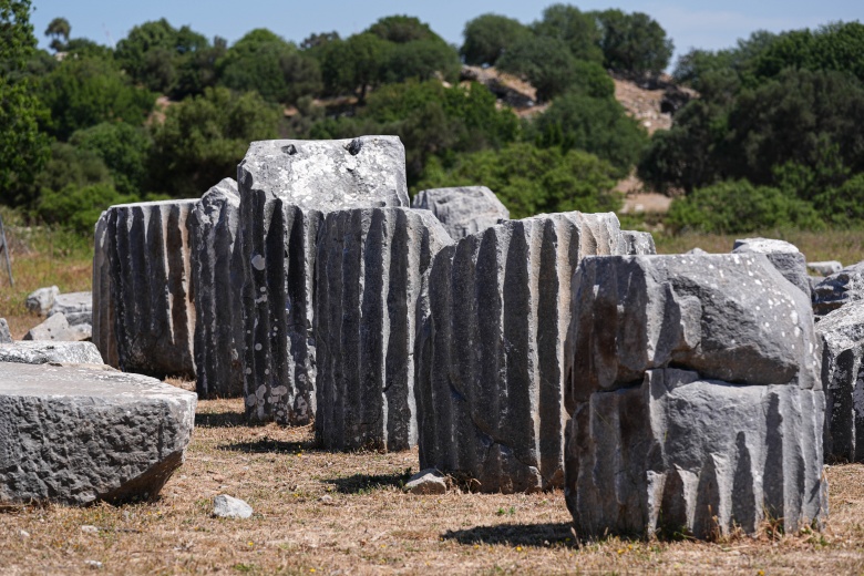 Teos Antik Kenti'nden manzaralar