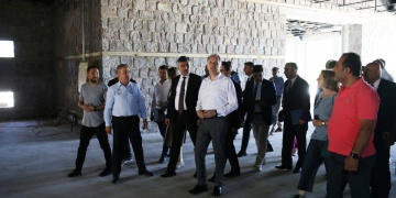 Bakan Yardımcısı Yazgı, Arslantepe Höyüğü Karşılama Merkezi inşaatını inceledi