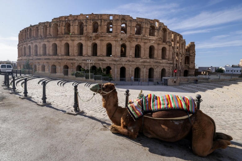 Kuzey Afrika'nın en büyük Antik Roma tiyatrosu: El-Cem
