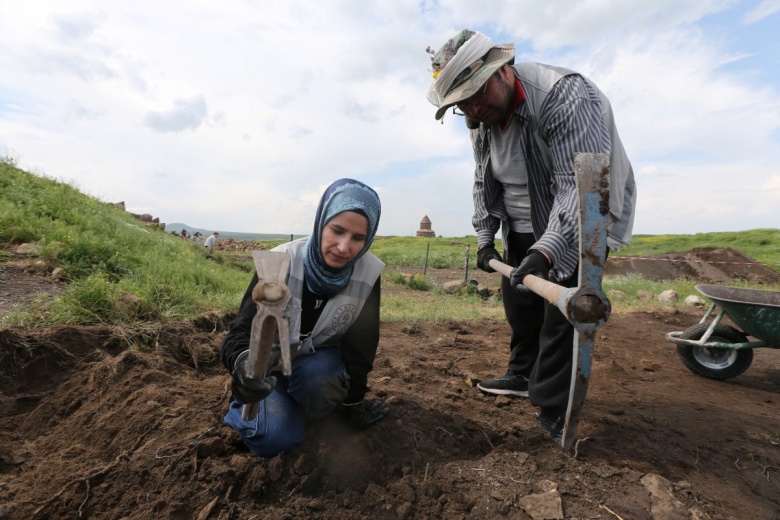 Ani Ören Yerinde 2024 yılı arkeoloji kazılarına başlandı