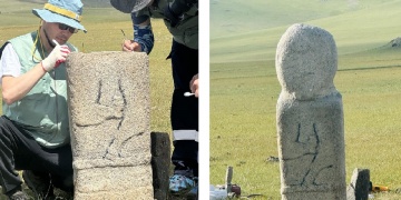 Moğolistanda Göktürk dönemine ait eserler restore edildi
