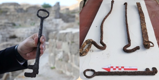 Bitlis Kalesi arkeoloji kazılarında saray anahtarı bulundu!