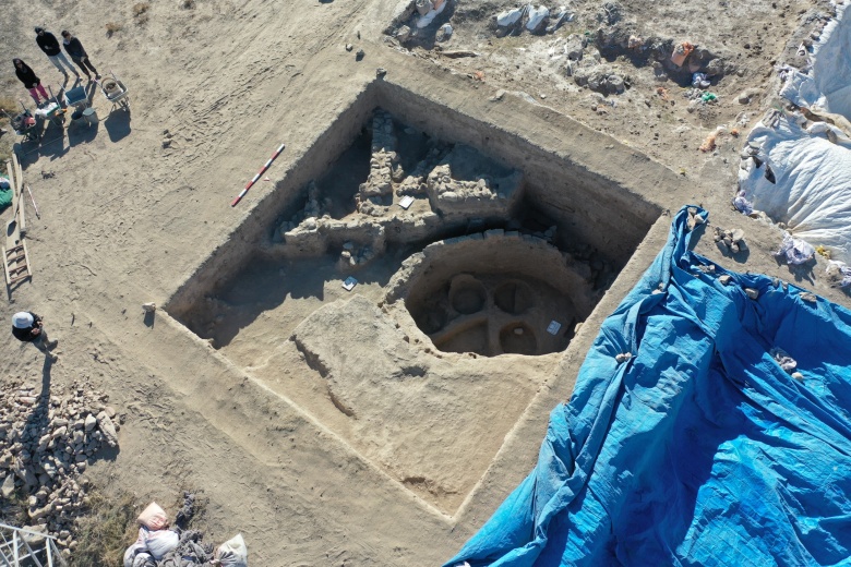 Puruşhanda'nın arandığı Üçhöyük arkeoloji kazıda silo ile iki mühür baskısı bulundu