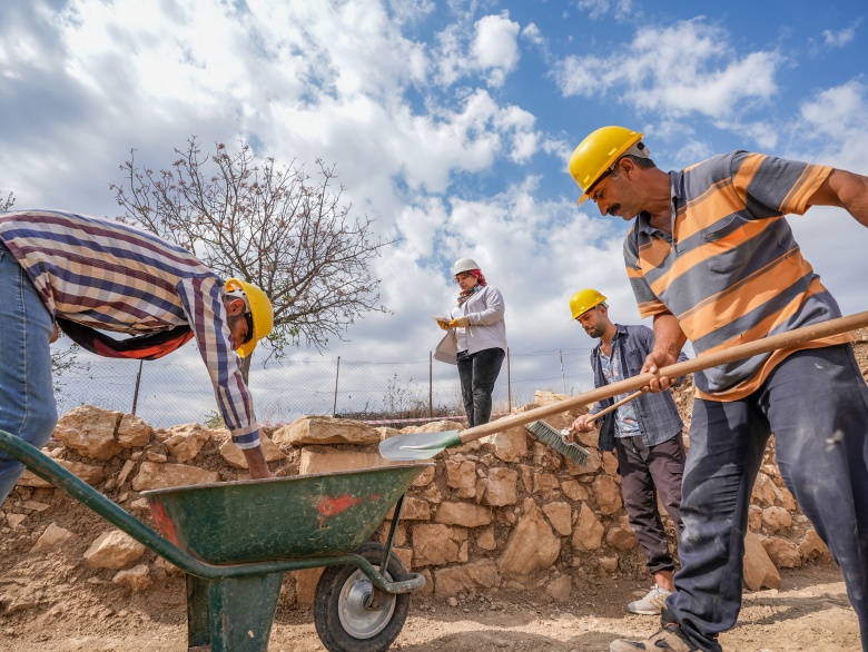 Malatyalı ev kadını aradığı mutluluğu Diyarbakır'daki arkeoloji sahasında buldu