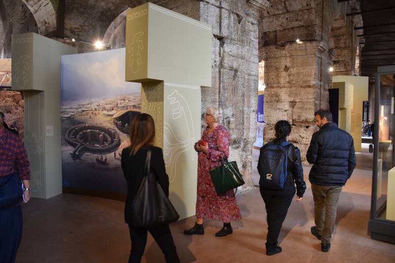 Roma'daki Kolezyum'da Göbeklitepe sergisi açıldı