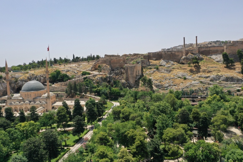 Urfa Kalesi'ndeki arkeoloji kazıları ve restorasyon çalışmalarından güncel görüntüler