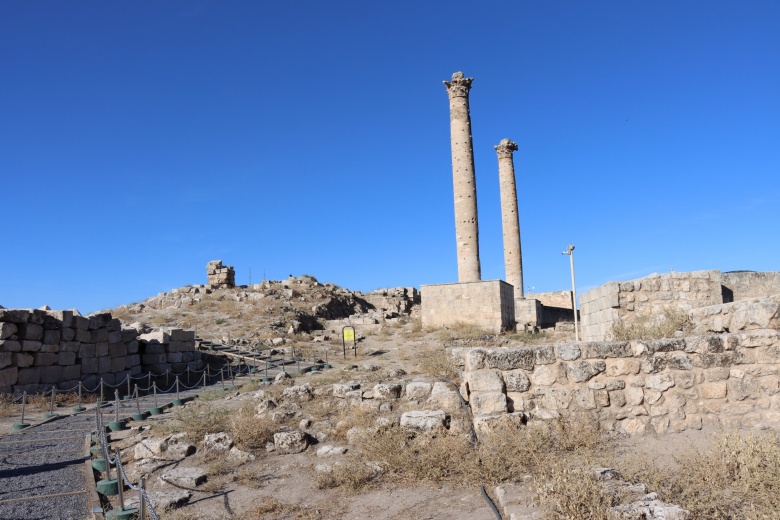 Urfa Kalesi'ndeki arkeoloji kazıları ve restorasyon çalışmalarından güncel görüntüler