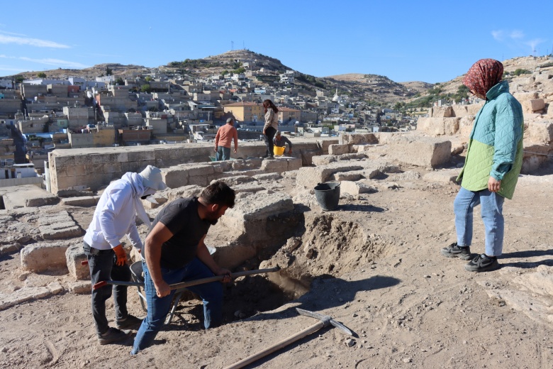 Urfa Kalesi'ndeki arkeoloji kazıları ve restorasyon çalışmalarından güncel görüntüler