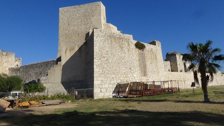 Mersin'deki Korykos Antik Kenti'nde süren arkeoloji kazılarından manzaralar