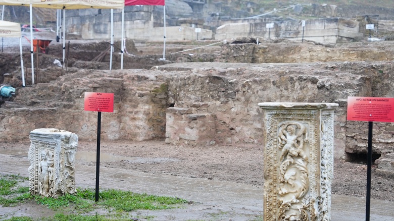 Düzce'deki antik kentte kilise kalıntısı ve künklerden oluşan altyapı sistemi bulundu