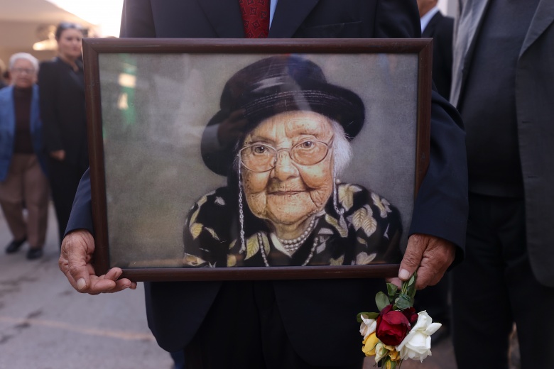 Sümerolog Muazzez İlmiye Çığ'ın cenaze töreninden fotoğraflar