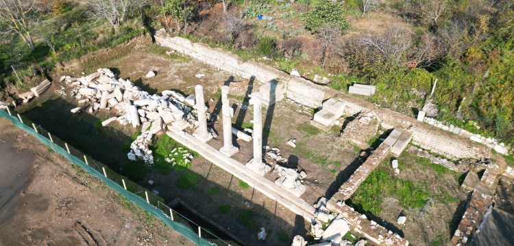 Bartın'daki Amastris Antik Kenti'nin stoası restore ediliyor