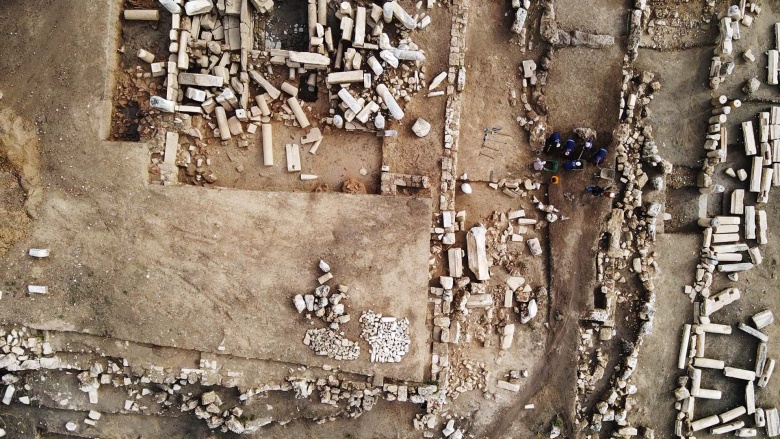 Muğla'nın Kavaklıdere ilçesindeki Hyllarima Antik Kenti'nde arkeoloji kazıları sürüyor