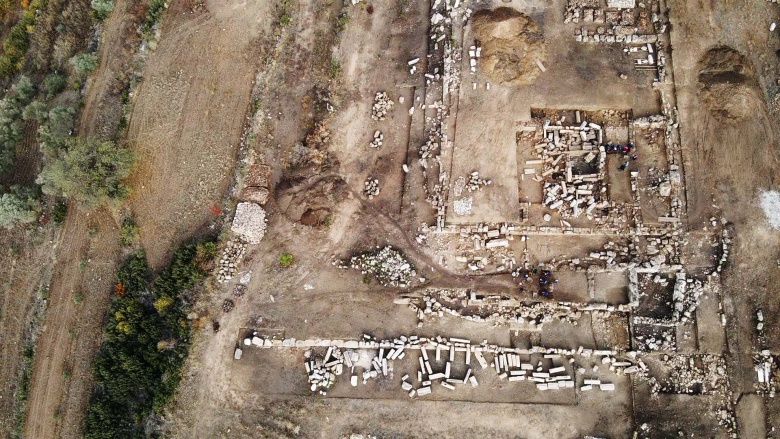 Muğla'nın Kavaklıdere ilçesindeki Hyllarima Antik Kenti'nde arkeoloji kazıları sürüyor