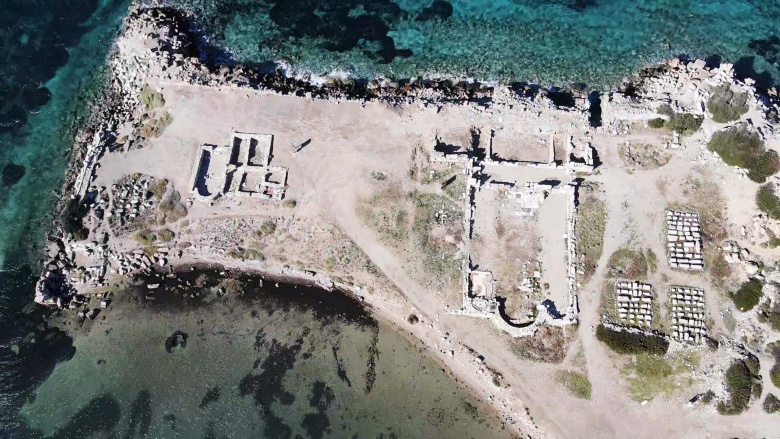 Knidos Antik Kenti'nin ana kilisesi ayağa kaldırılıyor