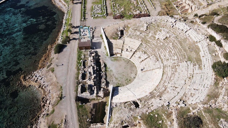 Knidos Antik Kenti'nin ana kilisesi ayağa kaldırılıyor