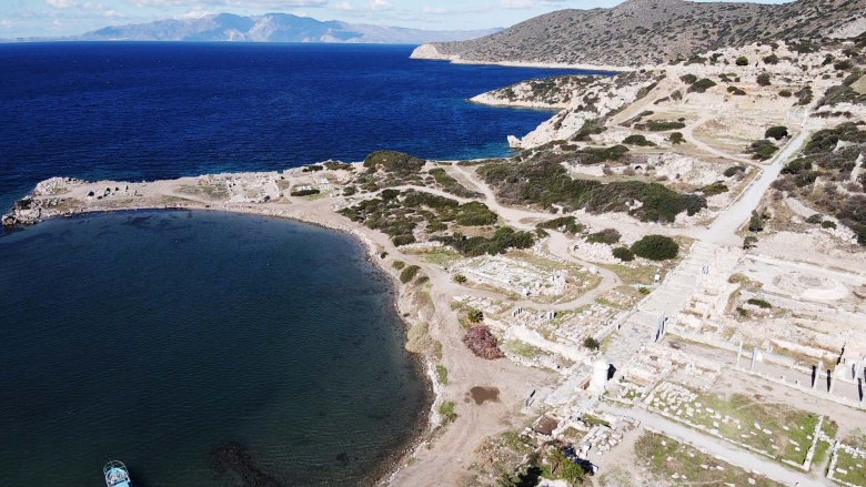 Knidos Antik Kenti'nin ana kilisesi ayağa kaldırılıyor