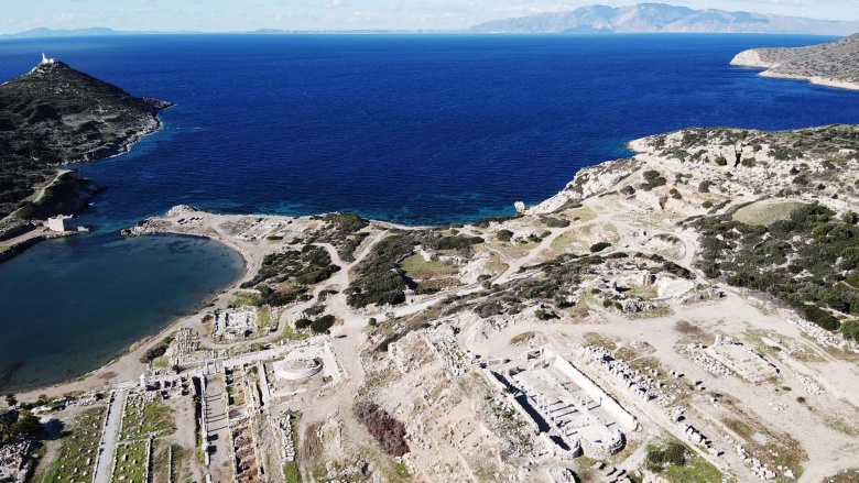 Knidos Antik Kenti'nin ana kilisesi ayağa kaldırılıyor