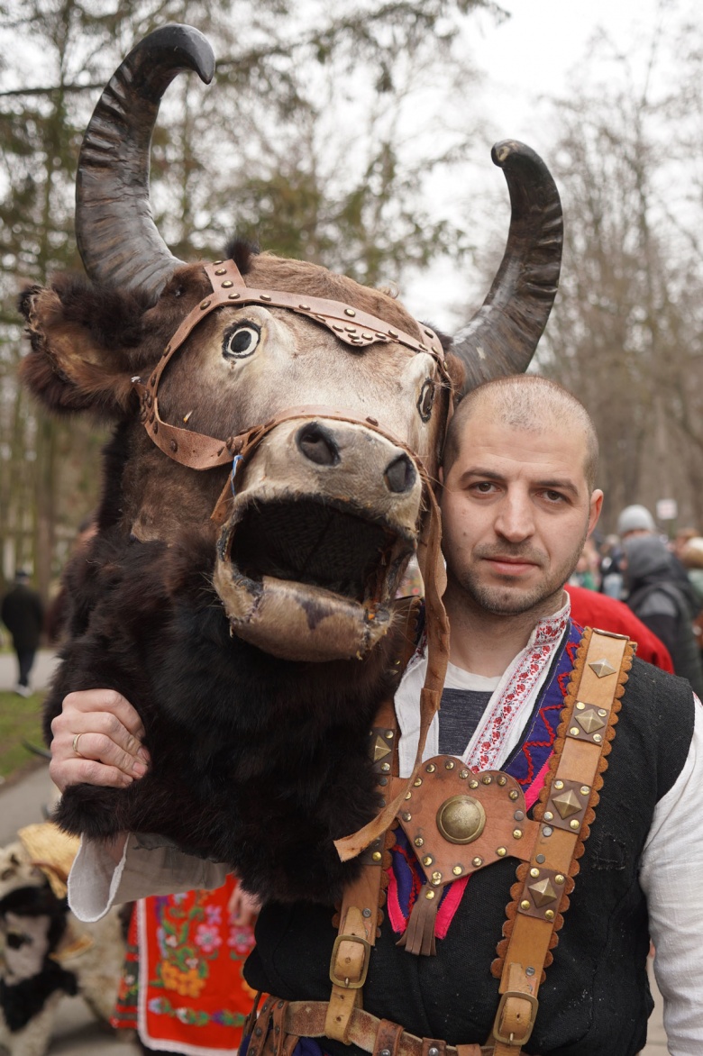 Yambol Kukerlandiya Maskeli Festivali'nde pagan ritüelleri canlandırıldı