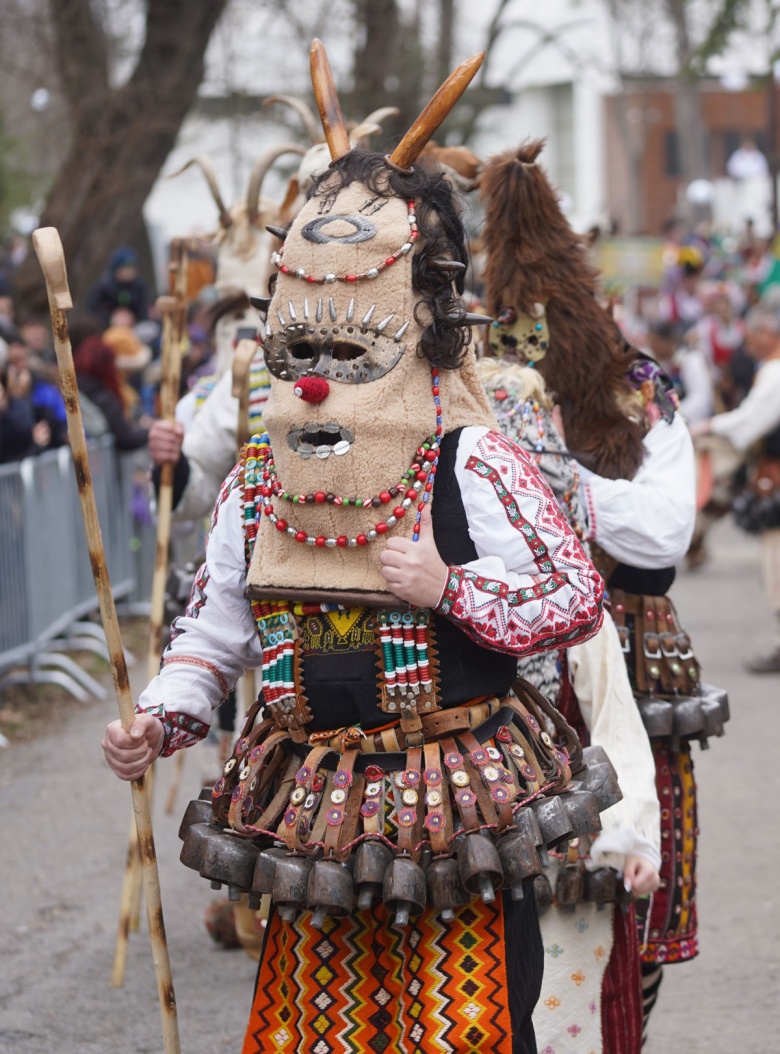 Yambol Kukerlandiya Maskeli Festivali'nde pagan ritüelleri canlandırıldı