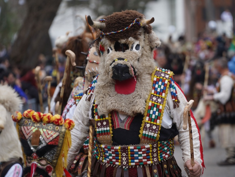 Yambol Kukerlandiya Maskeli Festivali'nde pagan ritüelleri canlandırıldı