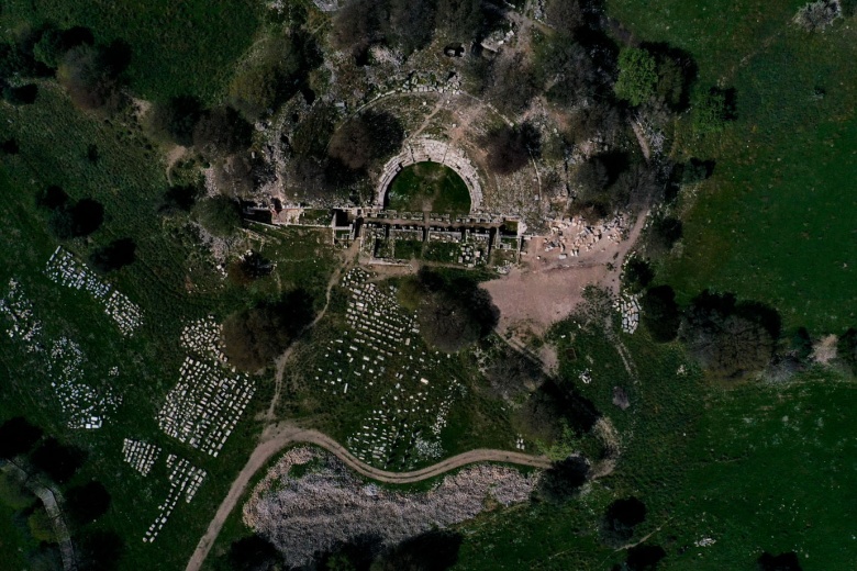 Teos Antik Kenti'ndeki Dionysos tapınağı restore ediliyor