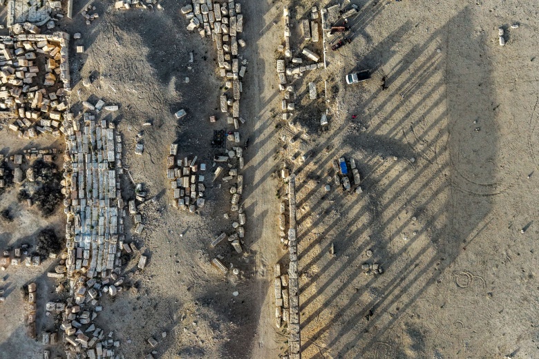 Palmyra Antik Kenti'nde savaşın izleri