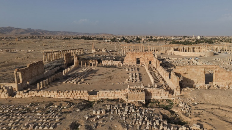 Palmyra Antik Kenti'nde savaşın izleri