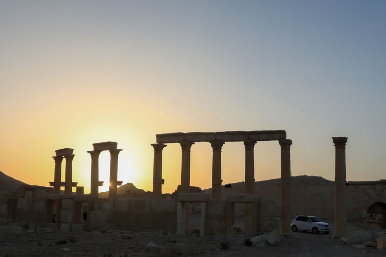 Palmyra Antik Kenti'nde savaşın izleri