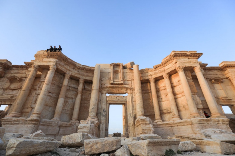 Palmyra Antik Kenti'nde savaşın izleri