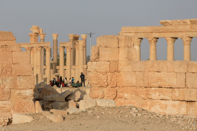 Palmyra Antik Kenti'nde savaşın izleri
