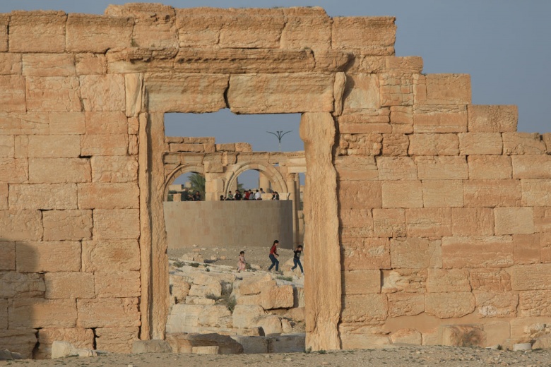 Palmyra Antik Kenti'nde savaşın izleri